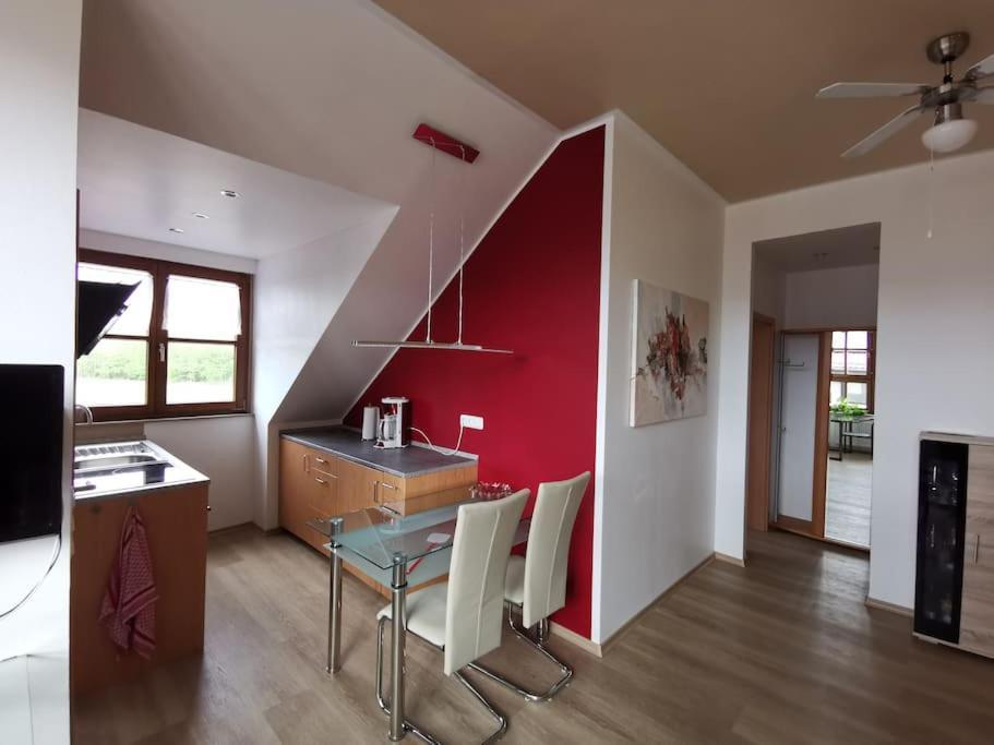 Studio Und Apartment Auf Dem Pferdehof Burgpreppach 外观 照片
